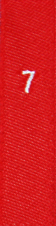 woven size labels - number 7