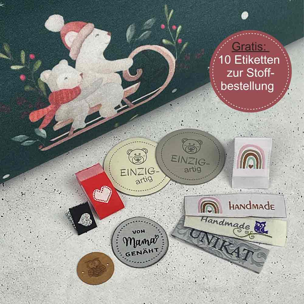 Fabric "Sleigh Ride" - French Terry Supreme