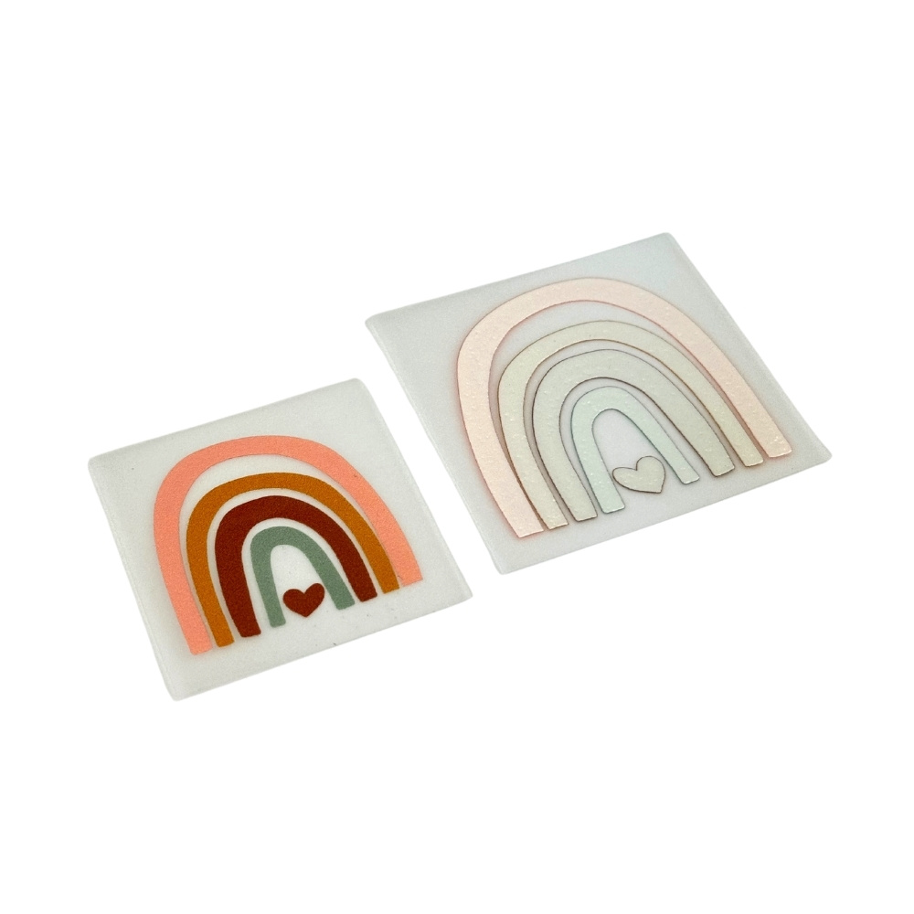Iron-on transfer | "Rainbow"  40 mm x 40 mm