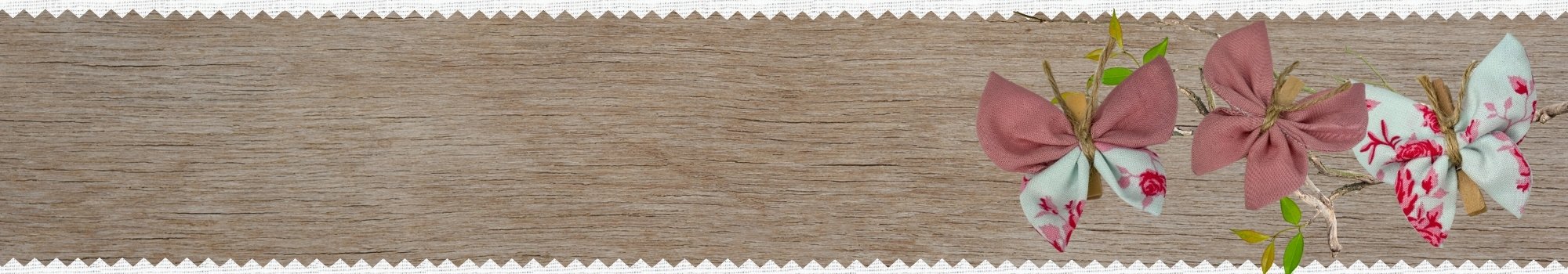 Schmetterlinge aus Stoff naehen