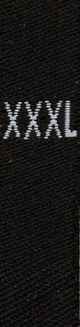 woven size labels - size XXXL