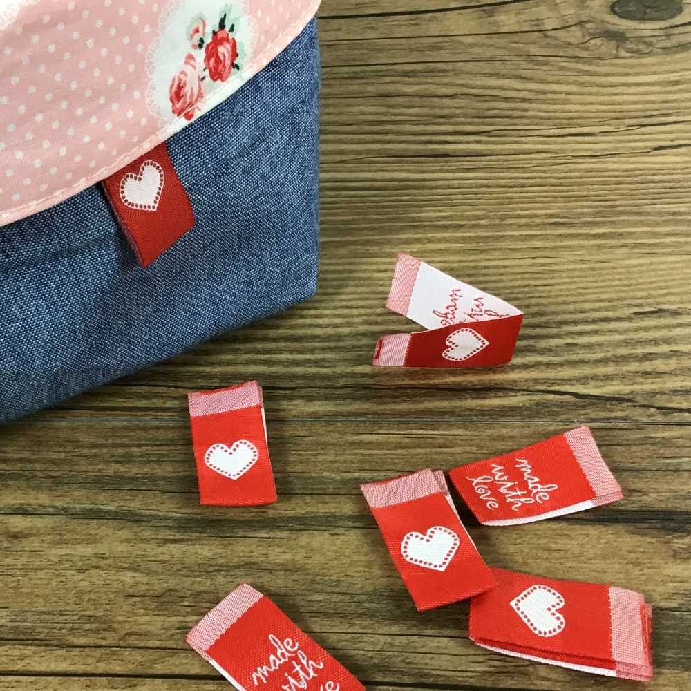 Textiletiketten mit Design