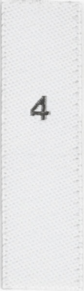 woven size labels - number 4