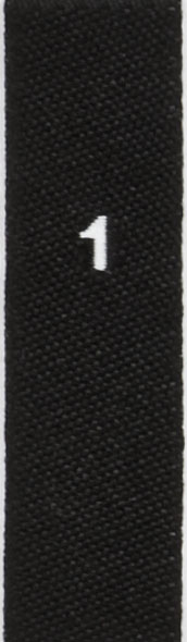 woven size labels - number 1