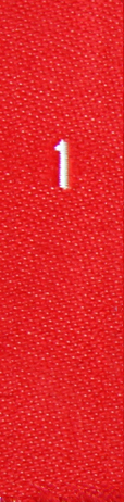 woven size labels - number 1
