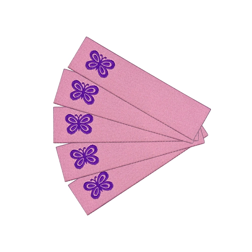 Iron-On Woven write-on labels „butterfly”