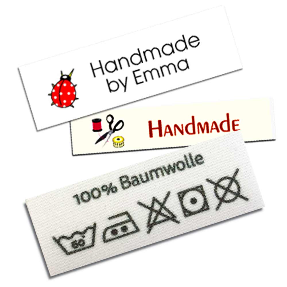 Textiletiketten und Baumwolletiketten