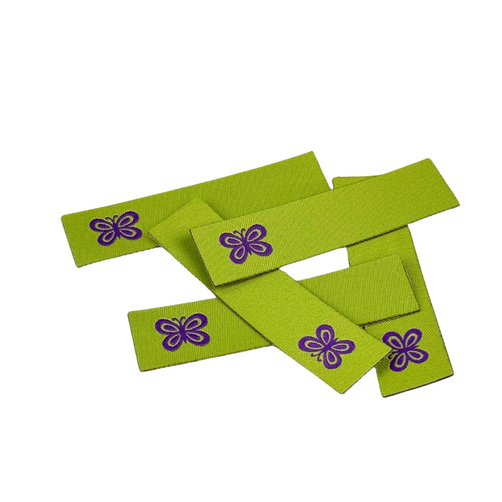 Iron-On Woven write-on labels „butterfly”