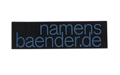 Kunstleder effekt aquarell namensbaender