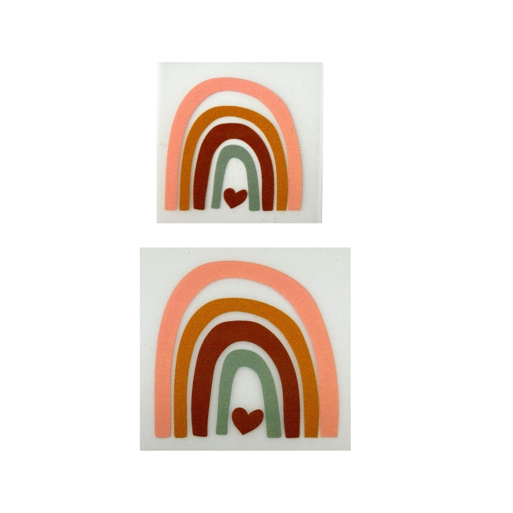 Iron-on transfer | "Rainbow"  40 mm x 40 mm
