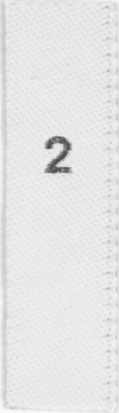woven size labels - number 2
