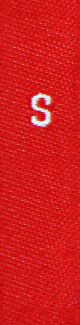 woven size labels - size S