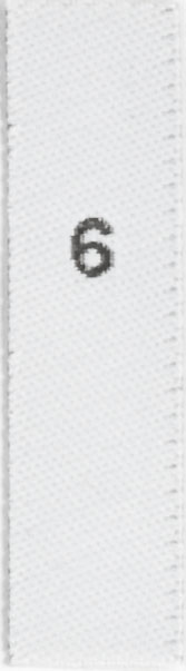 woven size labels - number 6