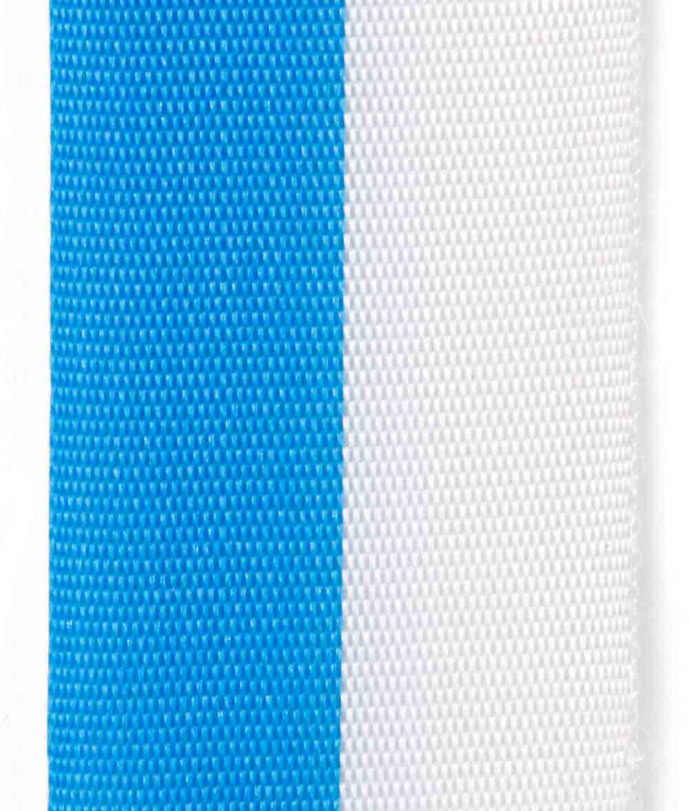 Nationalband mittelblau-weiß, Vereinsband