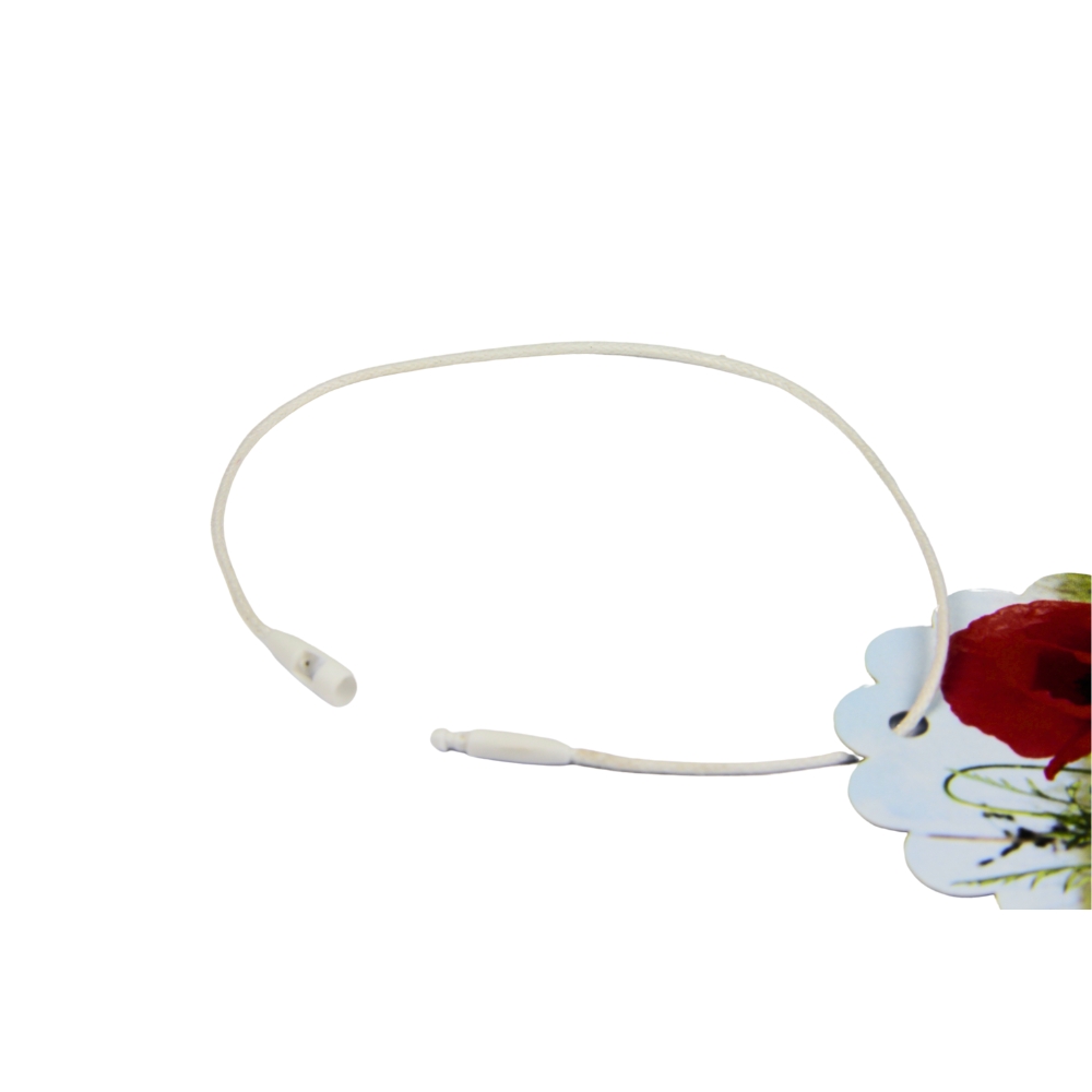 Baumwollkordel wiederverschliessbar in weiss