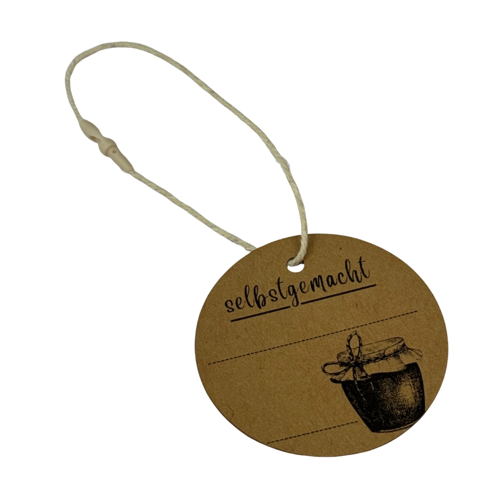 wiederverschliessbare Baumwollkordel