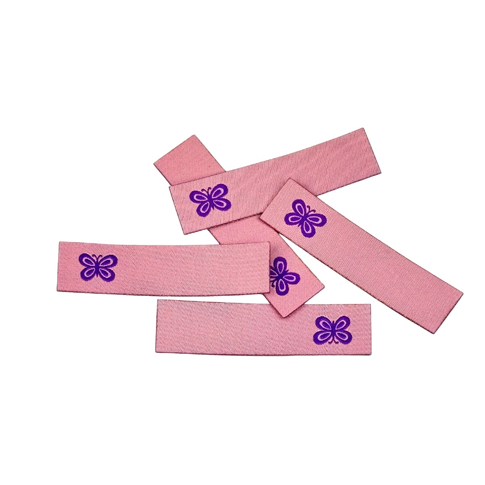 Iron-On Woven write-on labels „butterfly”