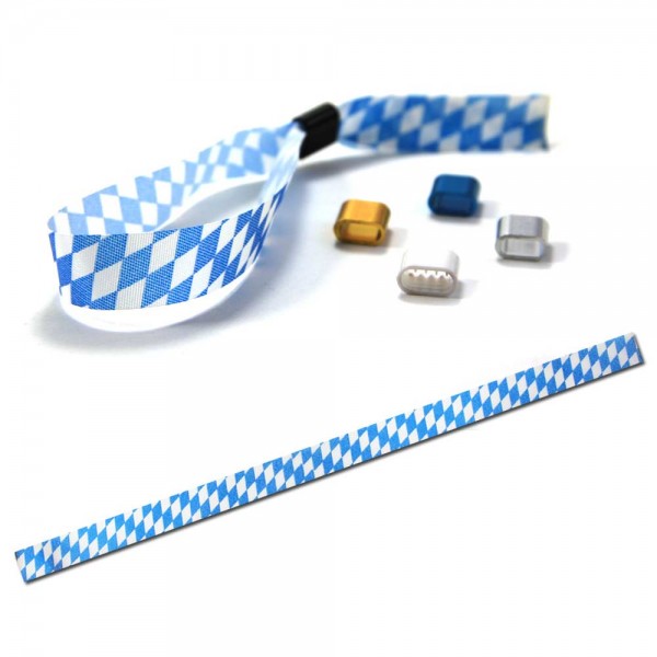 National- oder Vereinsarmband blau-weiß "Bayern", Eintrittsband