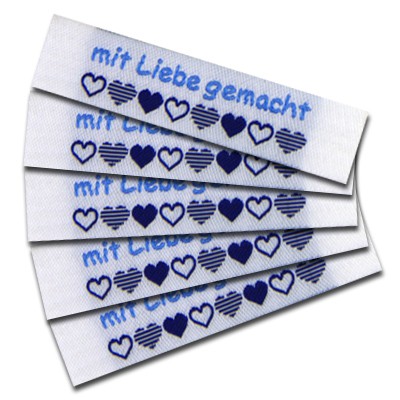 Fix&Fertig - Étiquette textile „mit Liebe gemacht“ 2