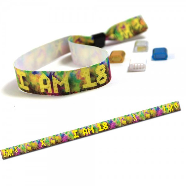 Partyarmband "I am 18" Design 1, Eintrittsband