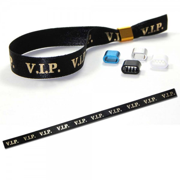 Party Wristband "VIP" bright gold