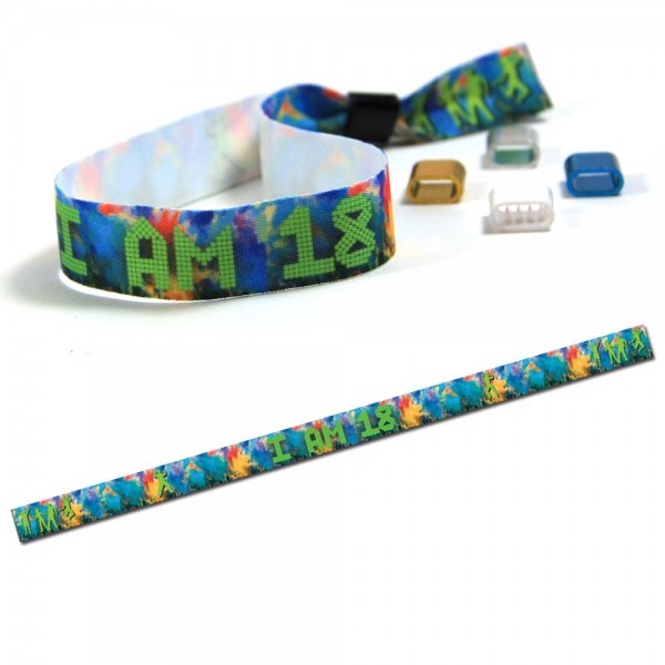 Partyarmband "I am 18" Design 2, Eintrittsband