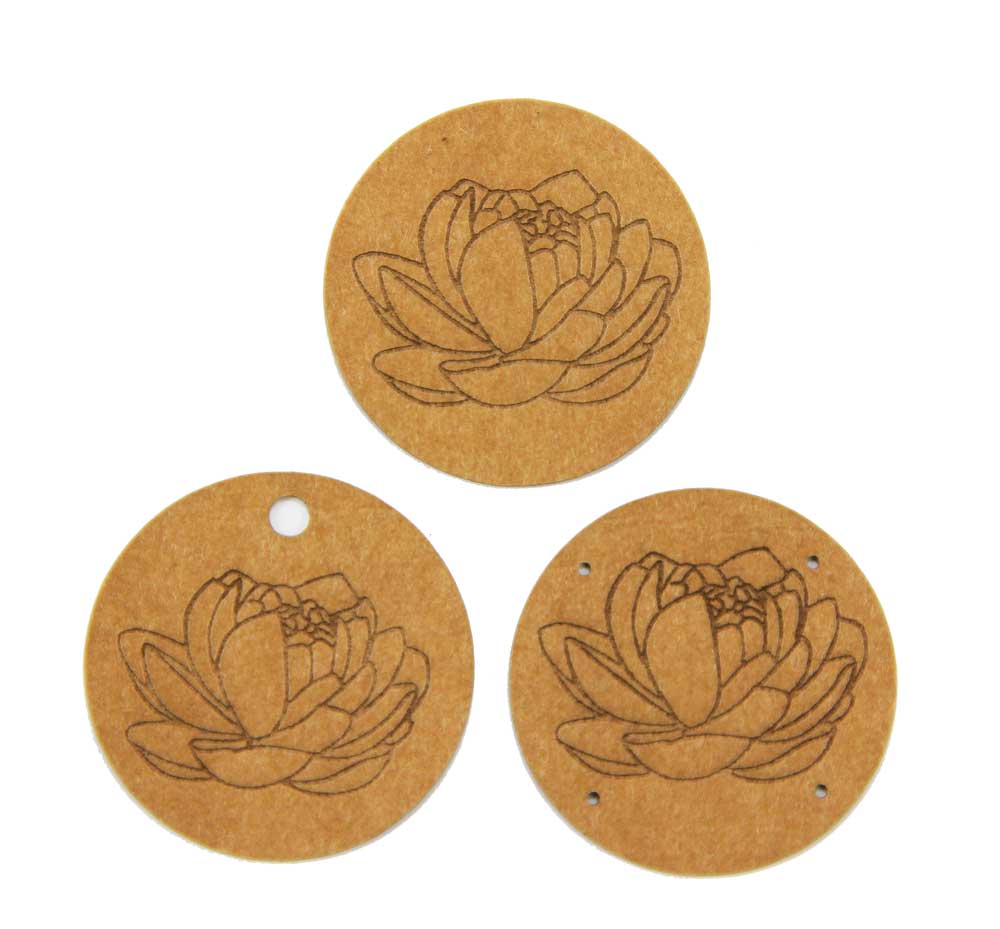 Snappap Labels With The Design Water Lily