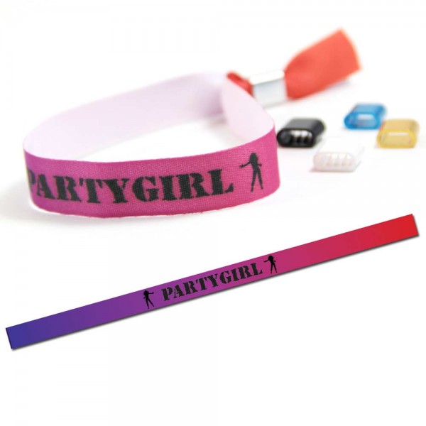 ruban bracelet de soirée “Partygirl” design 8