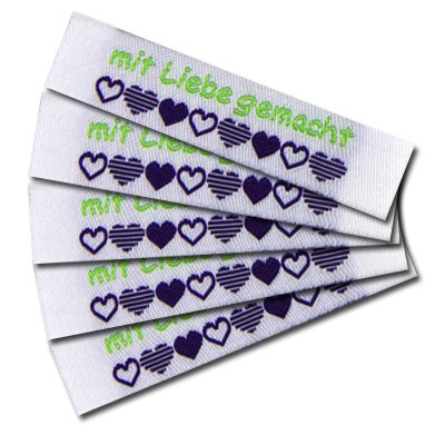 Fix&Fertig - Étiquette textile „mit Liebe gemacht“ 4