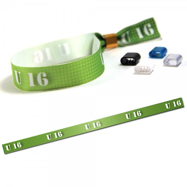 Partyarmband "U 16" Design 2, Eintrittsband